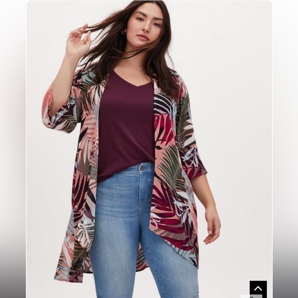 Torrid Crinkle Gauze Kimono